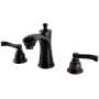 Kingston Brass Royale 1.2 GPM Widespread Bathroom Faucet with Pop-Up Drain Assembly Oil Rubbed Bronze
