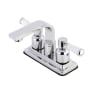 Kingston Brass Paris 1.2 GPM Centerset Bathroom Faucet with Pop-Up Drain Assembly Polished Chrome