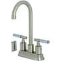 Kingston Brass Synchronous 1.8 GPM Standard Bar Faucet Brushed Nickel