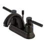 Kingston Brass Concord 1.2 GPM Centerset Bathroom Faucet with Pop-Up Drain Assembly Oil Rubbed Bronze
