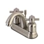 Kingston Brass Concord 1.2 GPM Centerset Bathroom Faucet with Pop-Up Drain Assembly Brushed Nickel