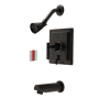 Kingston Brass Kaiser Tub and Shower Trim Package with 1.8 GPM Single Function Shower Head Oil Rubbed Bronze