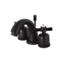 Kingston Brass Millennium 1.2 GPM Widespread Bathroom Faucet with Pop-Up Drain Assembly Oil Rubbed Bronze
