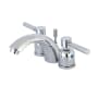 Kingston Brass Concord 1.2 GPM Widespread Bathroom Faucet with Pop-Up Drain Assembly Polished Chrome