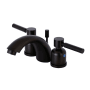 Kingston Brass Concord 1.2 GPM Widespread Bathroom Faucet with Pop-Up Drain Assembly Oil Rubbed Bronze