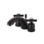 Kingston Brass Millennium 1.2 GPM Widespread Bathroom Faucet with Pop-Up Drain Assembly Oil Rubbed Bronze