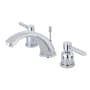 Kingston Brass Concord 1.2 GPM Widespread Bathroom Faucet with Pop-Up Drain Assembly Polished Chrome