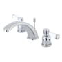 Kingston Brass Paris 1.2 GPM Widespread Bathroom Faucet with Pop-Up Drain Assembly Polished Chrome