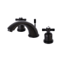 Kingston Brass Millennium 1.2 GPM Widespread Bathroom Faucet with Pop-Up Drain Assembly Oil Rubbed Bronze