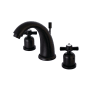 Kingston Brass Millennium 1.2 GPM Widespread Bathroom Faucet with Pop-Up Drain Assembly Oil Rubbed Bronze