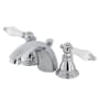 Kingston Brass American Patriot 1.2 GPM Widespread Bathroom Faucet with Pop-Up Drain Assembly Polished Chrome