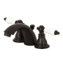 Kingston Brass American Patriot 1.2 GPM Widespread Bathroom Faucet with Pop-Up Drain Assembly Oil Rubbed Bronze