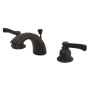 Kingston Brass Royale 1.2 GPM Widespread Bathroom Faucet with Pop-Up Drain Assembly Oil Rubbed Bronze