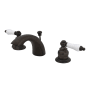 Kingston Brass Victorian 1.2 GPM Widespread Bathroom Faucet with Pop-Up Drain Assembly Oil Rubbed Bronze