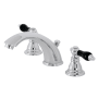 Kingston Brass Duchess 1.2 GPM Widespread Bathroom Faucet with Pop-Up Drain Assembly Polished Chrome