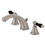 Kingston Brass Duchess 1.2 GPM Widespread Bathroom Faucet with Pop-Up Drain Assembly Brushed Nickel