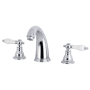 Kingston Brass American Patriot 1.2 GPM Widespread Bathroom Faucet with Pop-Up Drain Assembly Polished Chrome