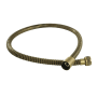Kingston Brass Gourmet Scape 30" Stainless Steel Hose Antique Brass