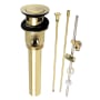 Kingston Brass Made To Match 1-1/4" Pop-Up Drain Assembly with Overflow Polished Brass