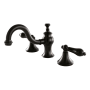 Kingston Brass Duchess 1.2 GPM Widespread Bathroom Faucet with Pop-Up Drain Assembly Oil Rubbed Bronze