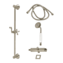 Kingston Brass Made to Match 1.8 GPM Single Function Hand Shower Package - Includes Slide Bar, and Hose Brushed Nickel