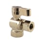 Kingston Brass Comp Angle Stop Valve with Lever Handle Polished Brass