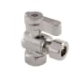 Kingston Brass Comp Angle Stop Valve with Lever Handle Brushed Nickel