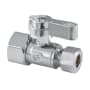 Kingston Brass 1-5/8" High Straight Stop Valve Polished Chrome