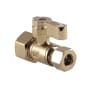 Kingston Brass 1-5/8" High Straight Stop Valve Polished Brass