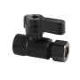Kingston Brass Straight Shut Off Valve Matte Black