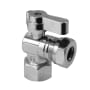Kingston Brass Slip Joint Angle Stop Valve Polished Chrome