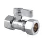 Kingston Brass Comp Straight Valve Polished Chrome