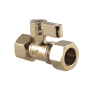 Kingston Brass Comp Straight Valve Polished Brass