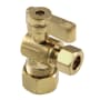Kingston Brass Baseline 2-5/16" High Angle Stop Valve Brushed Brass
