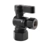 Kingston Brass Baseline 2-5/16" High Angle Stop Valve Matte Black