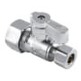 Kingston Brass Baseline 1-5/8" High Straight Stop Valve Polished Chrome