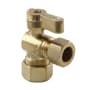 Kingston Brass 2-5/16" High Angle Stop Valve Brushed Brass
