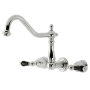 Kingston Brass Duchess Wall Mounted Roman Tub Filler Polished Chrome
