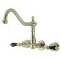 Kingston Brass Duchess Wall Mounted Roman Tub Filler Brushed Nickel