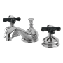 Kingston Brass Duchess 1.2 GPM Widespread Bathroom Faucet with Pop-Up Drain Assembly Polished Chrome