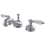 Kingston Brass Wilshire 1.2 GPM Widespread Bathroom Faucet with Pop-Up Drain Assembly Chrome