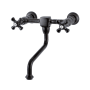 Kingston Brass Duchess 1.2 GPM Wall Mounted Bridge, Widespread Bathroom Faucet Oil Rubbed Bronze