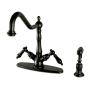 Kingston Brass Duchess 1.8 GPM Single Hole Kitchen Faucet - Includes Side Spray Oil Rubbed Bronze