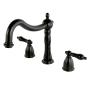 Kingston Brass Duchess Deck Mounted Roman Tub Filler Oil Rubbed Bronze