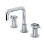 Kingston Brass Fuller 1.2 GPM Widespread Bathroom Faucet with Pop-Up Drain Assembly Polished Chrome