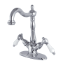 Kingston Brass Bel-Air 1.2 GPM Single Hole Bathroom Faucet with Pop-Up Drain Assembly Chrome