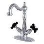 Kingston Brass Duchess 1.2 GPM Single Hole Bathroom Faucet with Pop-Up Drain Assembly Polished Chrome