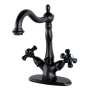 Kingston Brass Duchess 1.2 GPM Single Hole Bathroom Faucet with Pop-Up Drain Assembly Oil Rubbed Bronze