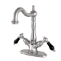 Kingston Brass Duchess 1.2 GPM Single Hole Bathroom Faucet with Pop-Up Drain Assembly Brushed Nickel