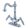 Kingston Brass Heritage 1.2 GPM Vessel Single Hole Bathroom Faucet Polished Chrome